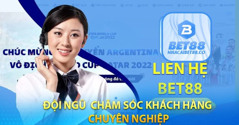 Đội ngũ chăm sóc khách hàng cực chuyên nghiệp tại Bet88