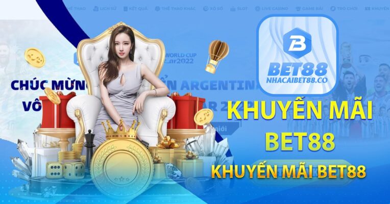 Khuyến mãi cực lớn tại nhà cái Bet88