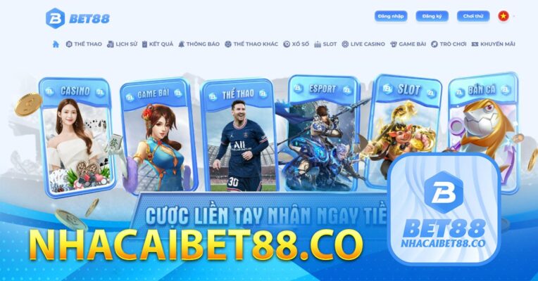 Vài nét tổng quan về trang chủ Bet88